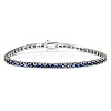Bracelet tennis en or avec saphirs de 4,00 ct - modèle br2694