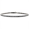 Bracelet tennis en or 2,00 ct et diamants noirs - modèle br2694