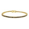 Bracelet tennis en or 2,00 ct et diamants noirs - modèle br2694