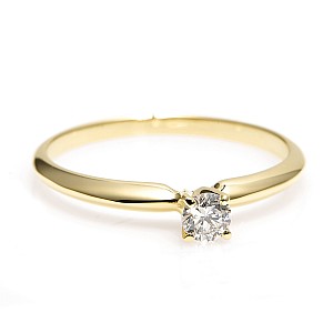 Engagement ring i007 in Gold with Diamond  0.10ct - 0.25ct
