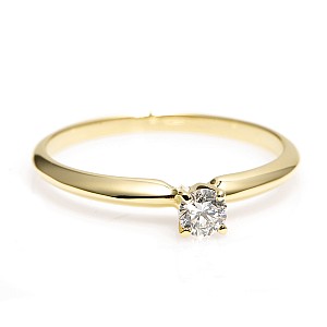 Engagement ring i007 in Gold with Diamond  0.10ct - 0.25ct