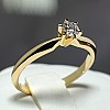 Verlobungsring i012 in Gold mit Diamant 0,15 ct – 0,25 ct