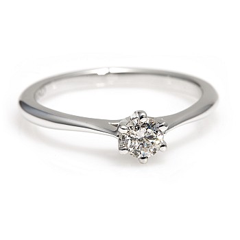Bague de fiançailles en or avec diamant certifié GIA de 0,50 ct ou 0,70 ct - modèle i013