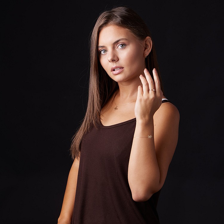 Bague de fiançailles en or avec diamant 0,10 ct - 0,25 ct - modèle i026