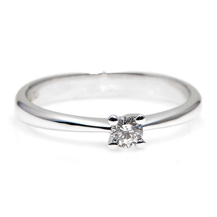 Bague de fiançailles en or avec diamant 0,10 ct - 0,25 ct - modèle i026