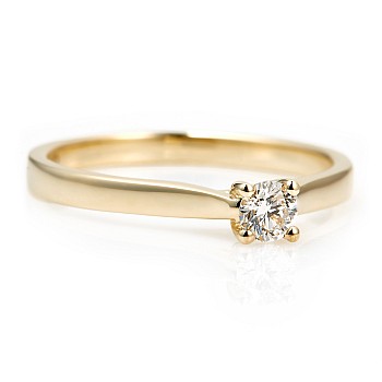 Verlovingsring i122089 in goud met diamant 0,20 ct - 0,25 ct