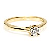 Bague de fiançailles en or avec diamant certifié GIA de 1,00 ct - modèle i122455