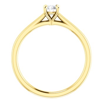 Bague de fiançailles en or avec diamant 0,10 ct - 0,25 ct - modèle i122969