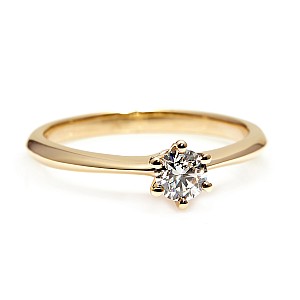 Engagement ring model Tiffany i168 in Gold with Diamond 0.10ct - 0.25ct