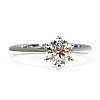 Tiffany Model Engagement Ring in 18k White Gold with Lab Grown Diamond 1.00ct IGI Certified - model i168