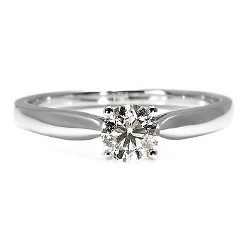 Bague de fiançailles en or avec diamant certifié GIA de 0,50 ct ou 0,70 ct - modèle i1907
