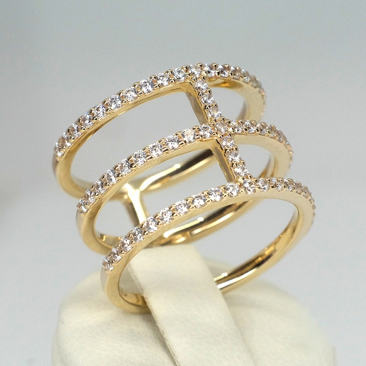Gift Ring i613DiA in Gold with Diamonds