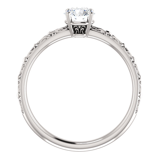 Anello di fidanzamento i71618 in Oro con Diamante Incolore