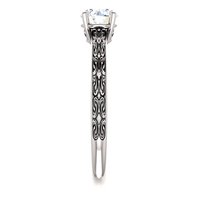 Anello di fidanzamento i71618 in Oro con Diamante Incolore