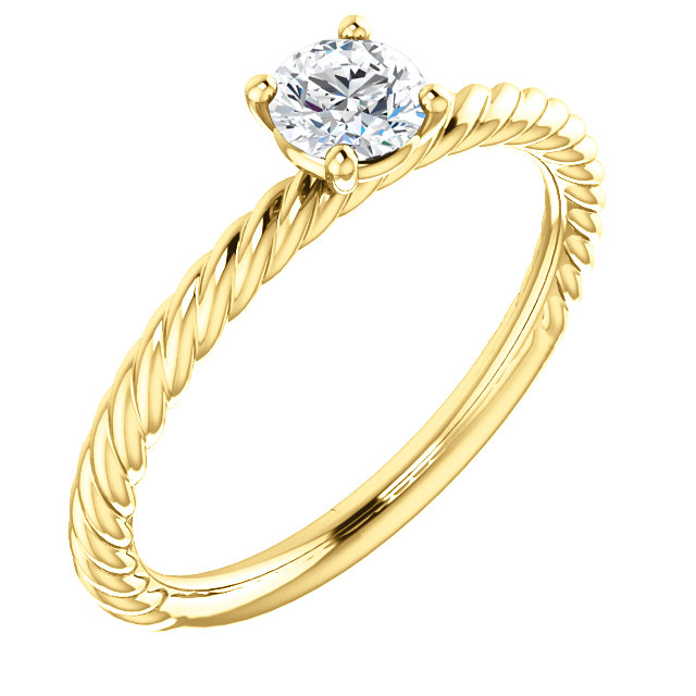 Anello di fidanzamento i71626 in Oro con Diamante Incolore