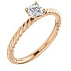 Anello di fidanzamento i71626 in Oro con Diamante Incolore