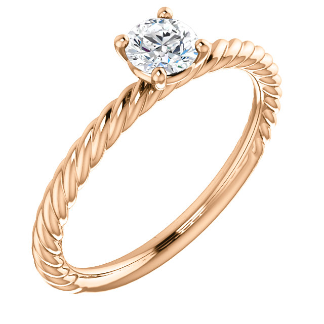 Anello di fidanzamento i71626 in Oro con Diamante Incolore