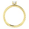 Anello di fidanzamento i71626 in Oro con Diamante Incolore