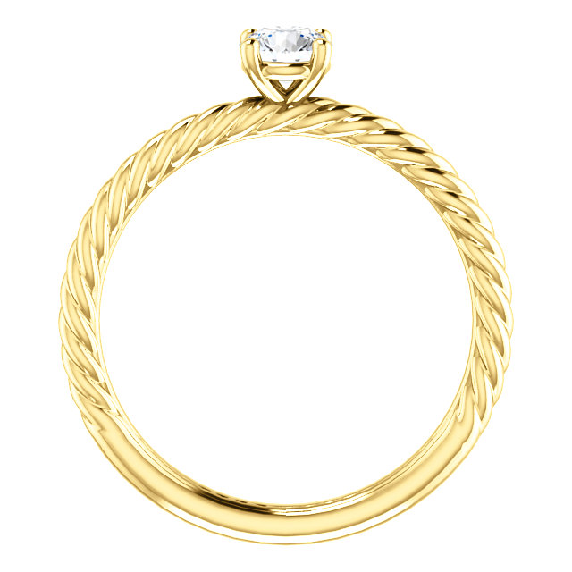 Anello di fidanzamento i71626 in Oro con Diamante Incolore