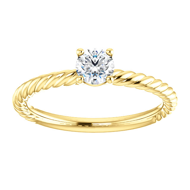 Anello di fidanzamento i71626 in Oro con Diamante Incolore