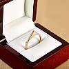 Anello trendy s210 in Oro o Platino con Diamanti Naturali