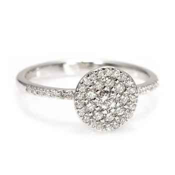 Gold Gift Ring with Diamonds - model i023