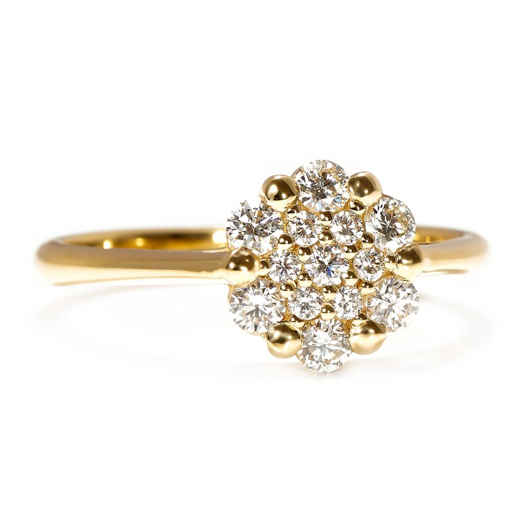 Gift Ring i024DiDi in Gold with Diamonds