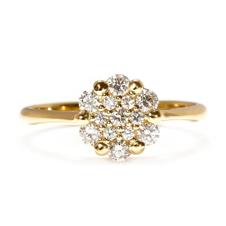 Gift Ring i024DiDi in Gold with Diamonds