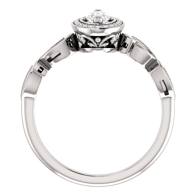 Bague de fiançailles en or et diamants - modèle i122240