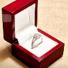 Halo 18k Gold or Platinum Engagement Ring with Oval Diamond GIA Certified 0.50ct or 0.70ct - model i4696