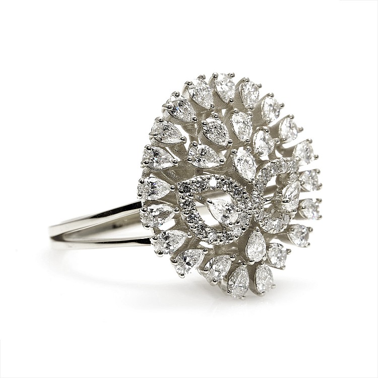 Gift Ring i3005Dipadi in Gold with Diamonds