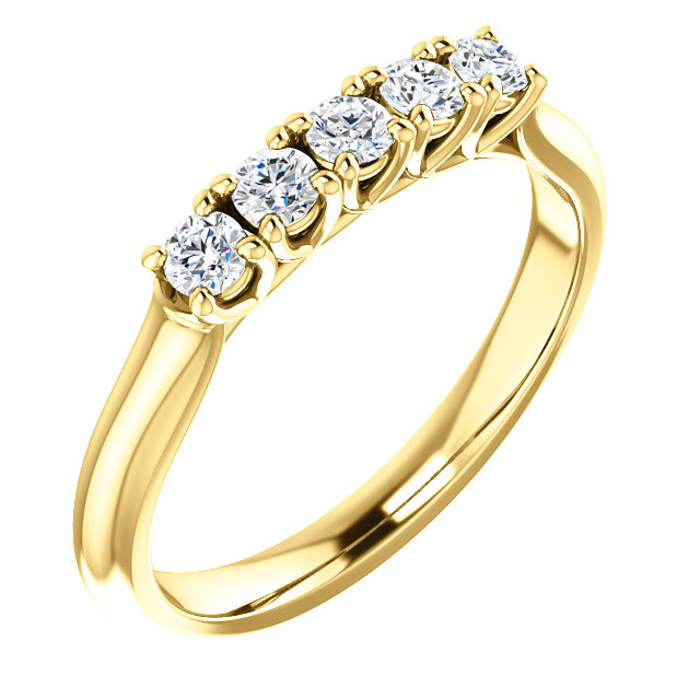 Bague cadeau en or avec diamants - modèle i122808