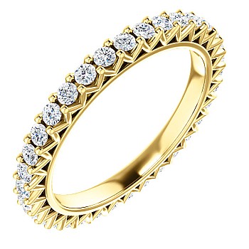Gold Gift Ring with Diamonds - model i123391