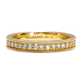 Gold Eternity Ring with Diamonds - model i197