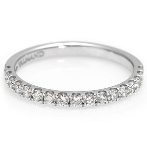 14k White Gold Semi-Eternity Gift Ring with Diamonds i2029didi