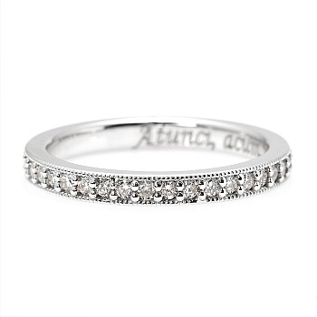 Gold Gift Ring with Diamonds - model i3059