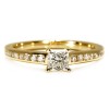 Engagement ring i122866Didi in Gold with Diamonds - GIA 0.30ct - 0.40ct