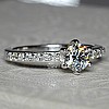 Engagement Ring p504DiDi in Platinum with Diamonds - GIA 0.50ct - 0.70ct