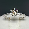 i504DiDi Gold Engagement Ring with Diamonds - GIA 0.50ct - 0.70ct