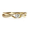 i1732didi Gold Engagement Ring with Diamonds