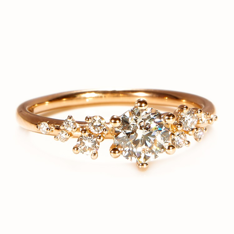 Bague de fiançailles en or avec diamant certifié GIA de 1,00 ct - modèle i3122