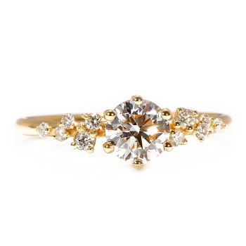 Bague de fiançailles en or avec diamant certifié GIA de 1,00 ct - modèle i3122