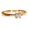i588didi Gold Engagement Ring with Diamonds