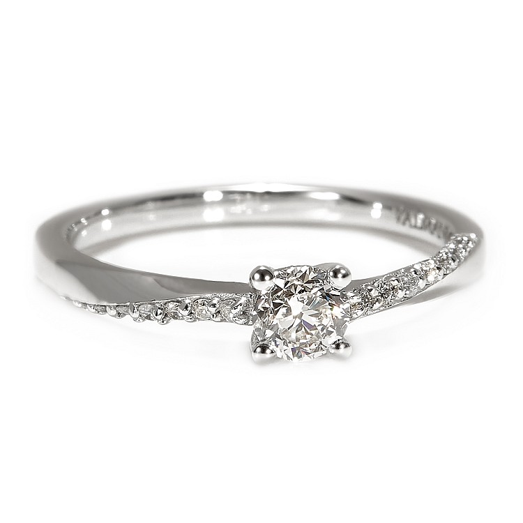 i588didi Gold Engagement Ring with Diamonds