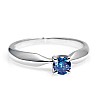 Engagement ring in Gold or Platinum with Sapphire i017p4Sf