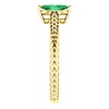 Gold Engagement Ring with Marquise Emerald 71746SmMa