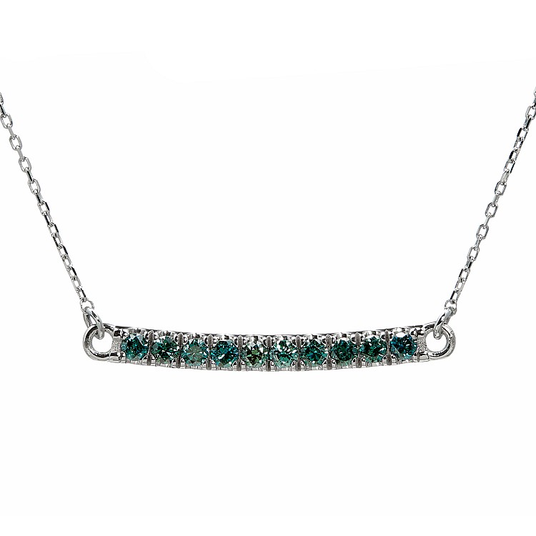 Pendentif en or avec diamants bleus - modèle pan1935