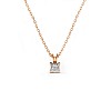 Square Diamond Pendant in Gold pan3137Dip