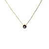 Gold Choker with Sapphire - model pan563