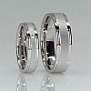 Wedding rings v024 in Gold or Platinum with Diamond